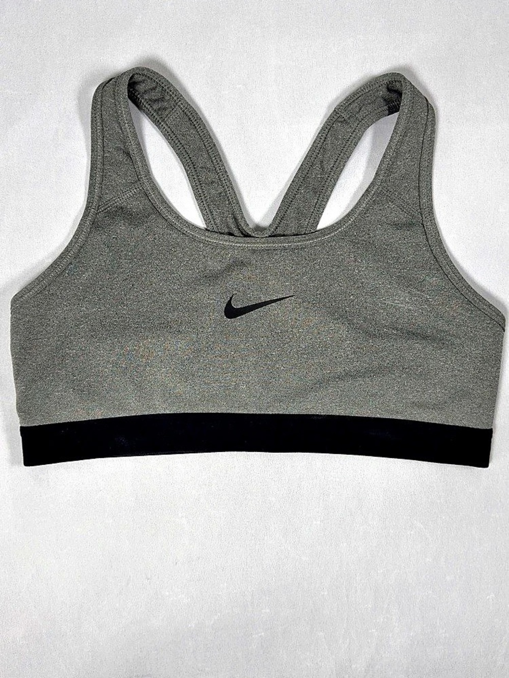 Nike Women's Gray & Black Sports Bra